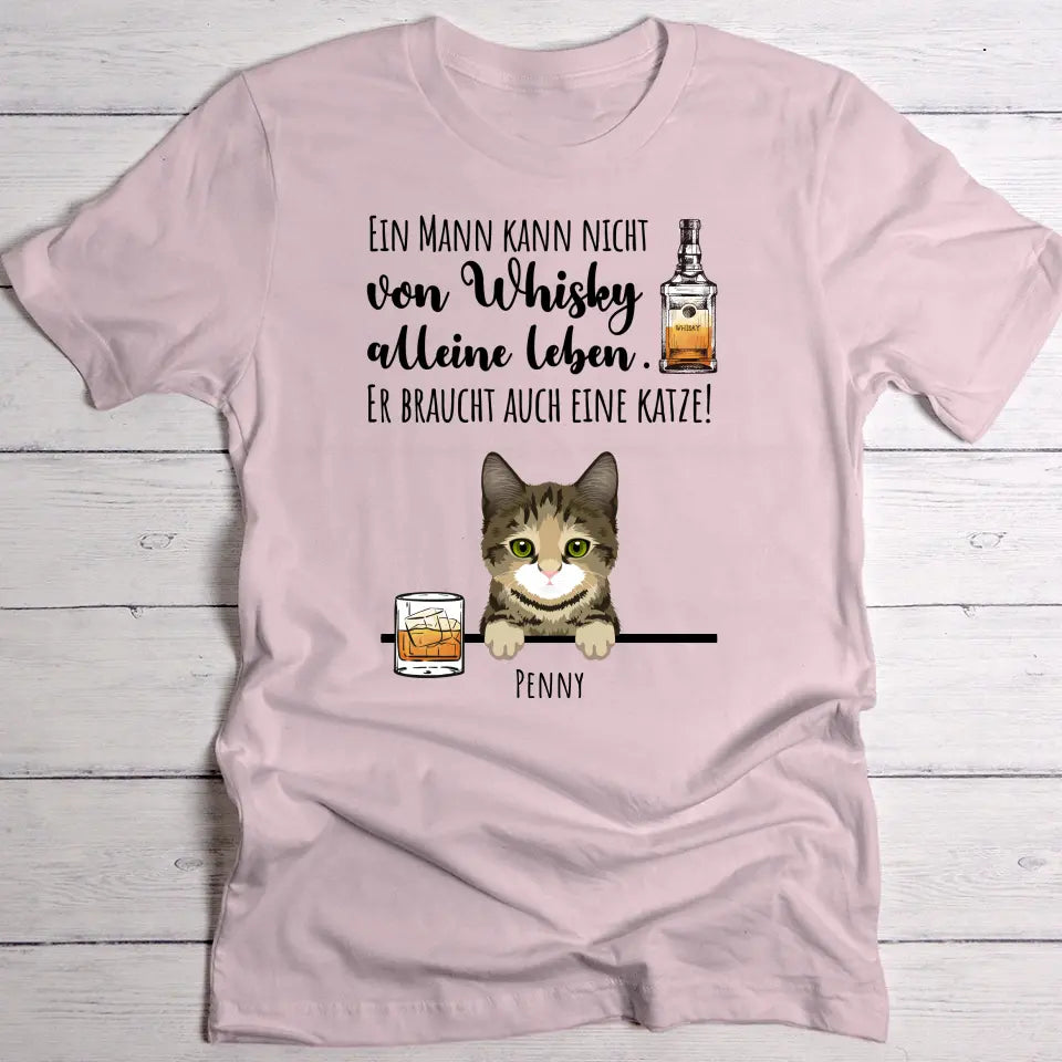 Whisky & Miau - Individuelles T-Shirt