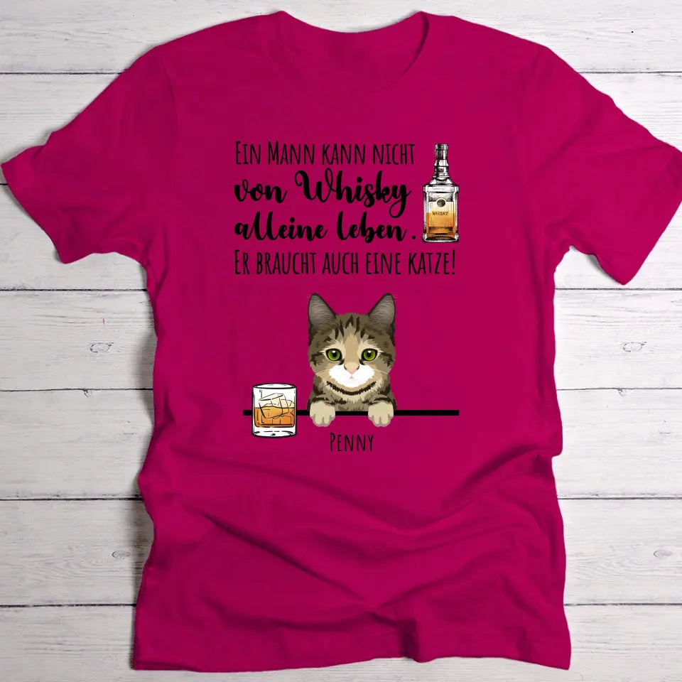 Whisky & Miau - Individuelles T-Shirt