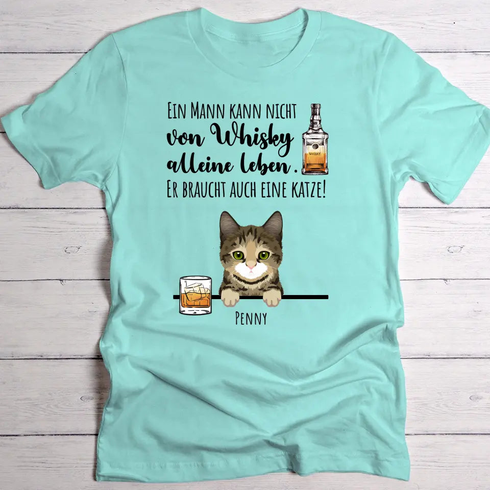 Whisky & Miau - Individuelles T-Shirt