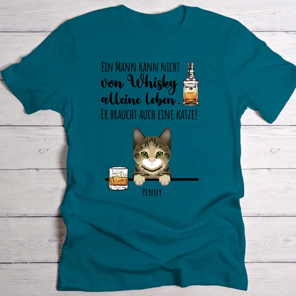 Whisky & Miau - Individuelles T-Shirt