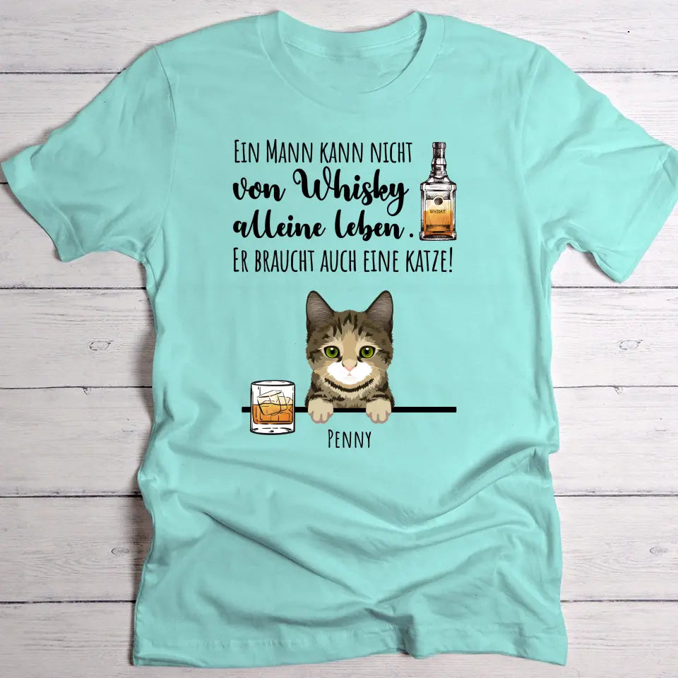 Whisky & Miau - Individuelles T-Shirt