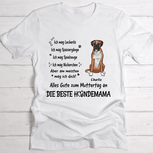 Dich mag ich am Meisten - Individuelles T-Shirt