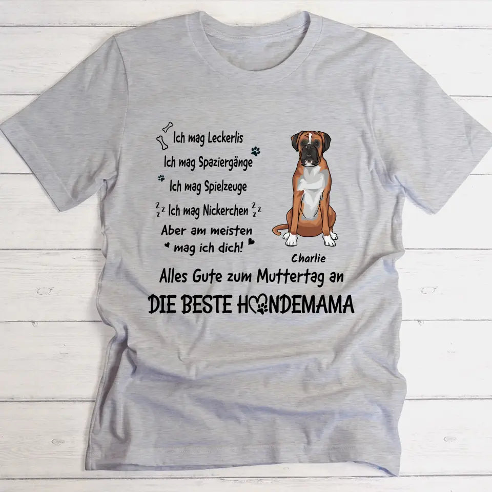 Dich mag ich am Meisten - Individuelles T-Shirt