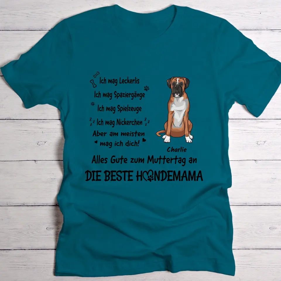 Dich mag ich am Meisten - Individuelles T-Shirt