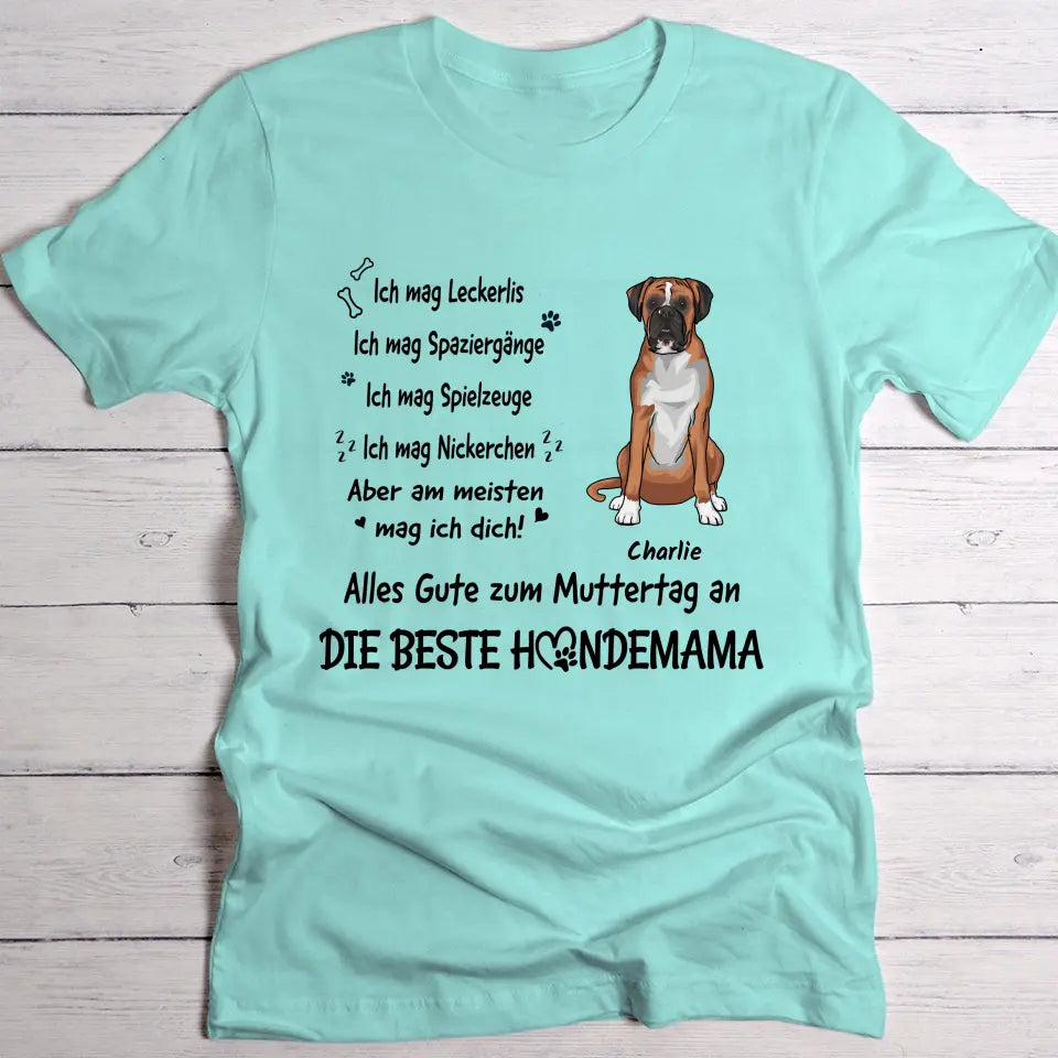 Dich mag ich am Meisten - Individuelles T-Shirt