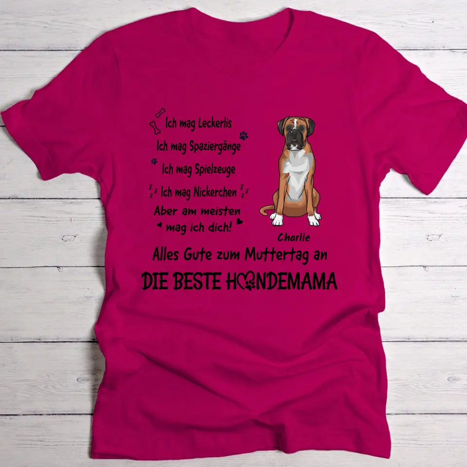 Dich mag ich am Meisten - Individuelles T-Shirt