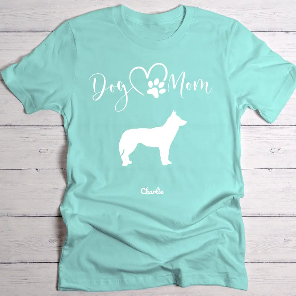 Silhouetten Hundemama - Individuelles T-Shirt