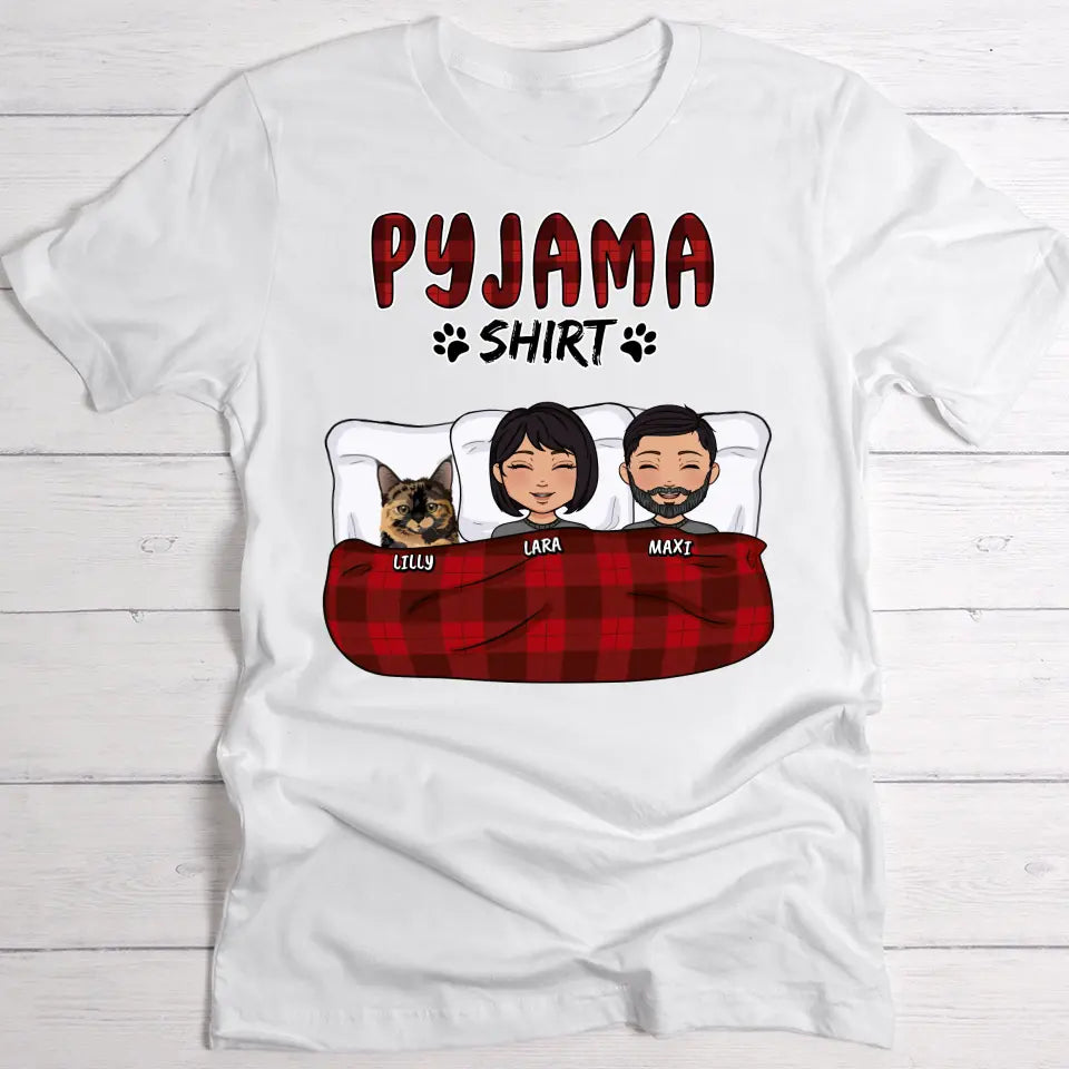 Mein Pyjama Shirt (Paar) - Individuelles T-Shirt