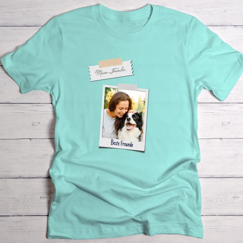 Polaroidfotos - Individuelles T-Shirt