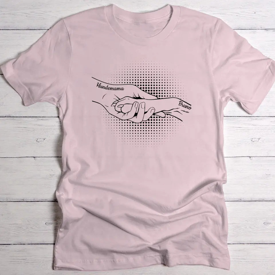 Hand und Pfote - Individuelles T-shirt