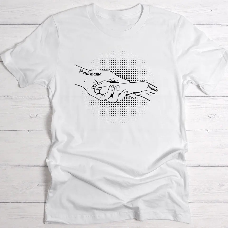 Hand und Pfote - Individuelles T-shirt