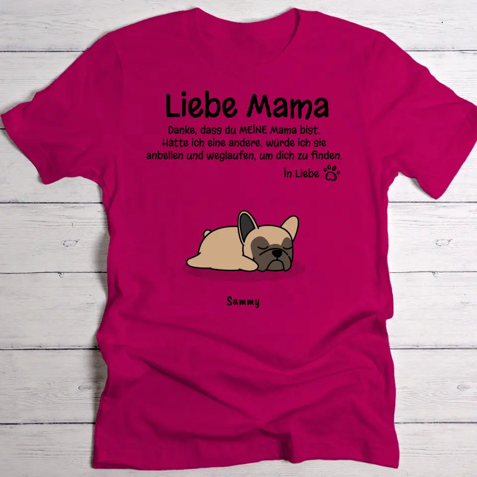 Liebe Mama, Danke! - Individuelles T-Shirt