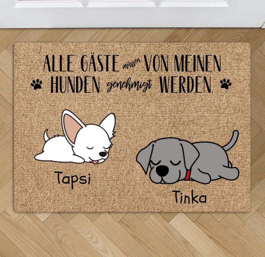 Fauler Hund - Individuelle Hunde Fußmatte