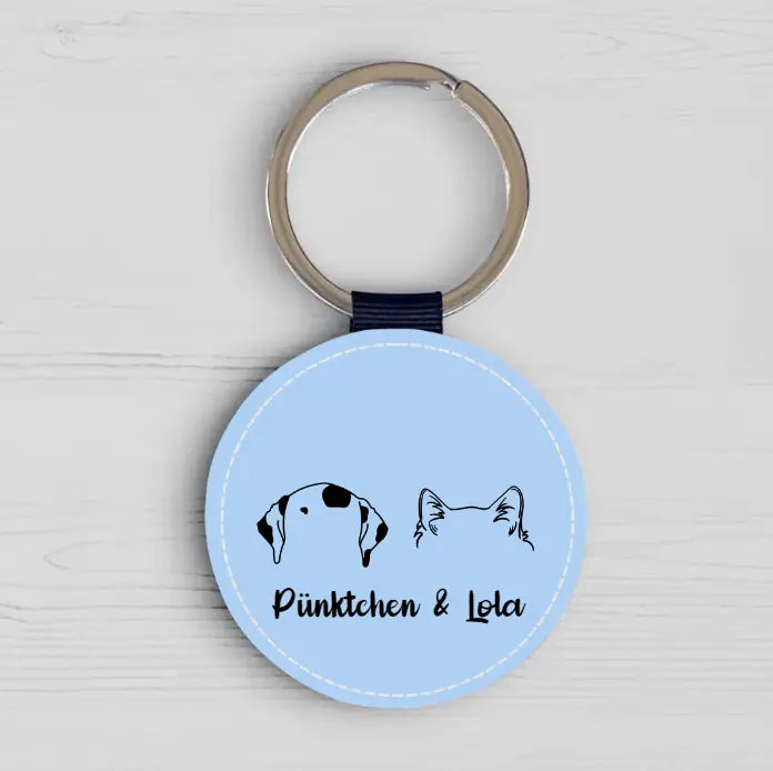 Haustierohren - Individueller Schlüsselanhänger