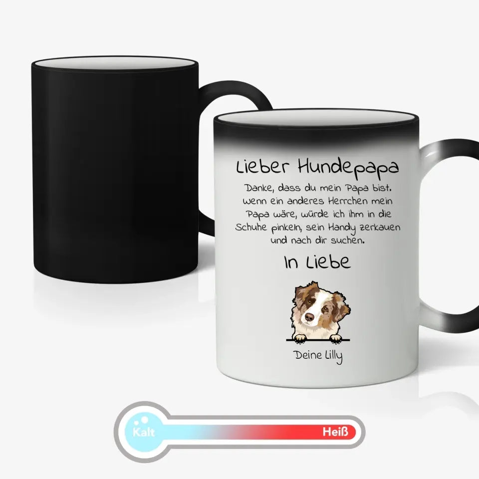 Lieber Hundepapa - Individuelle Tasse