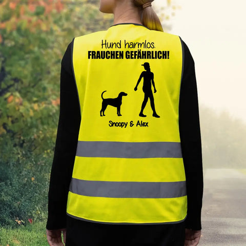 Hund harmlos - Individuelle Warnweste - Featured Image