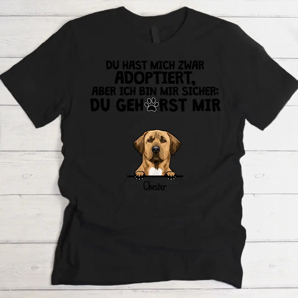 Adoptiert - Individuelles T-Shirt