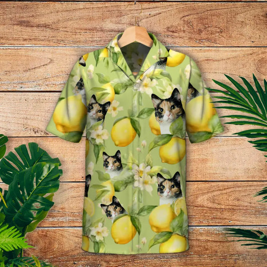 Sommerliche Zitronen - Individuelles Hawaiihemd