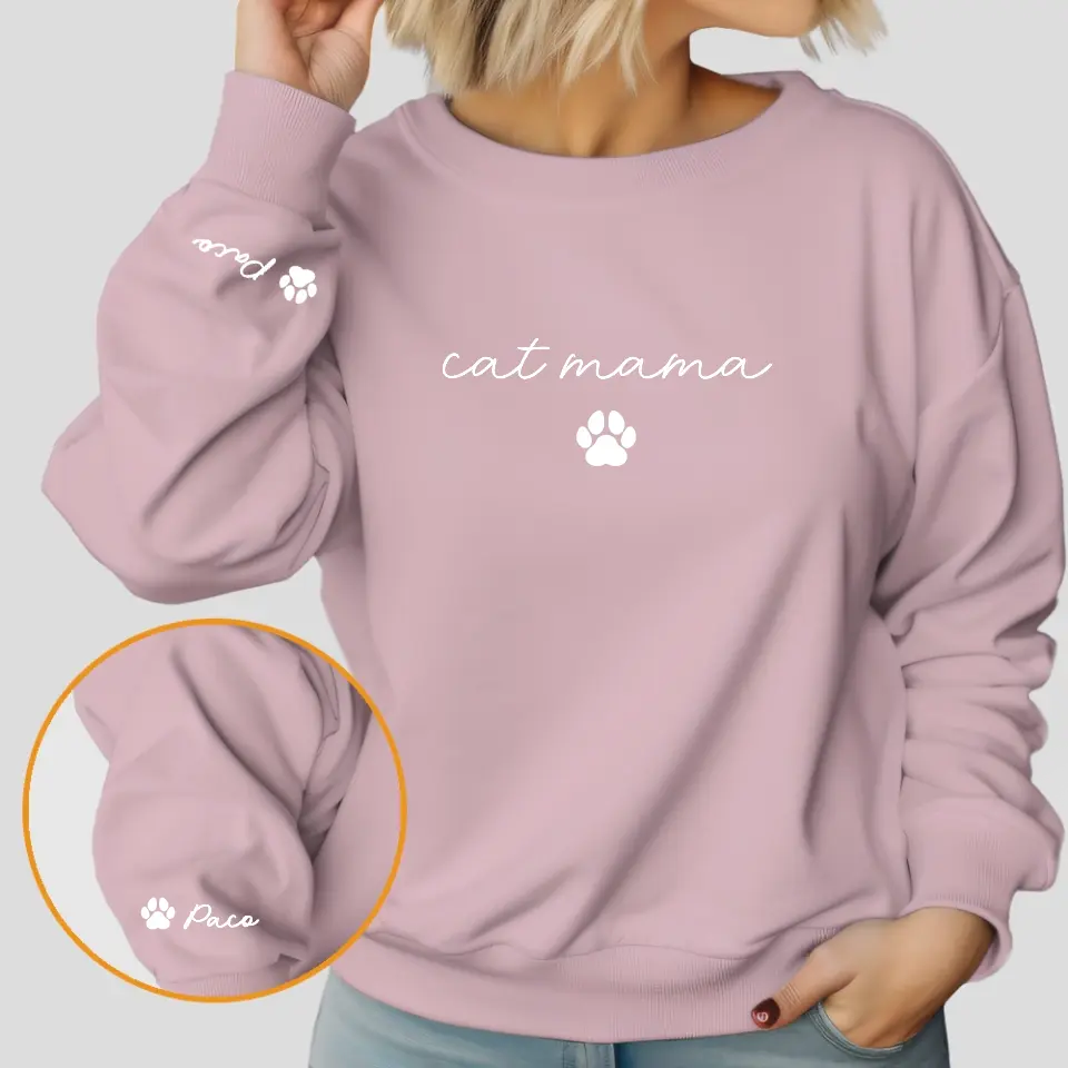 Pet Mama - Individuelles Sweatshirt