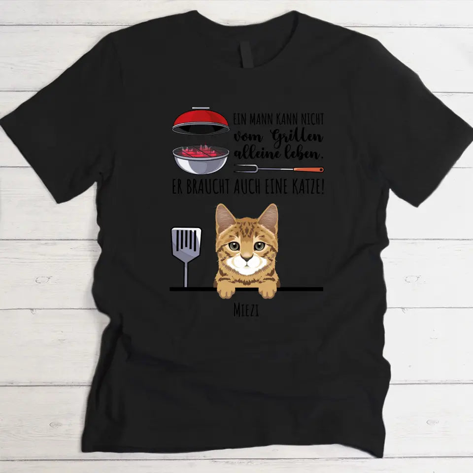 Grill & Miau - Individuelles T-Shirt