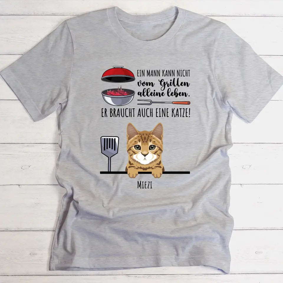 Grill & Miau - Individuelles T-Shirt