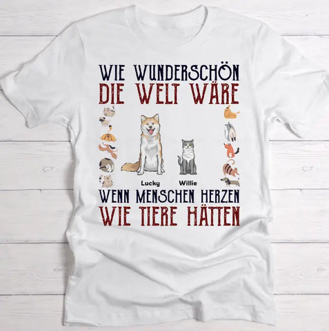 Herzen wie Hunde - Individuelles T-Shirt - Featured Image