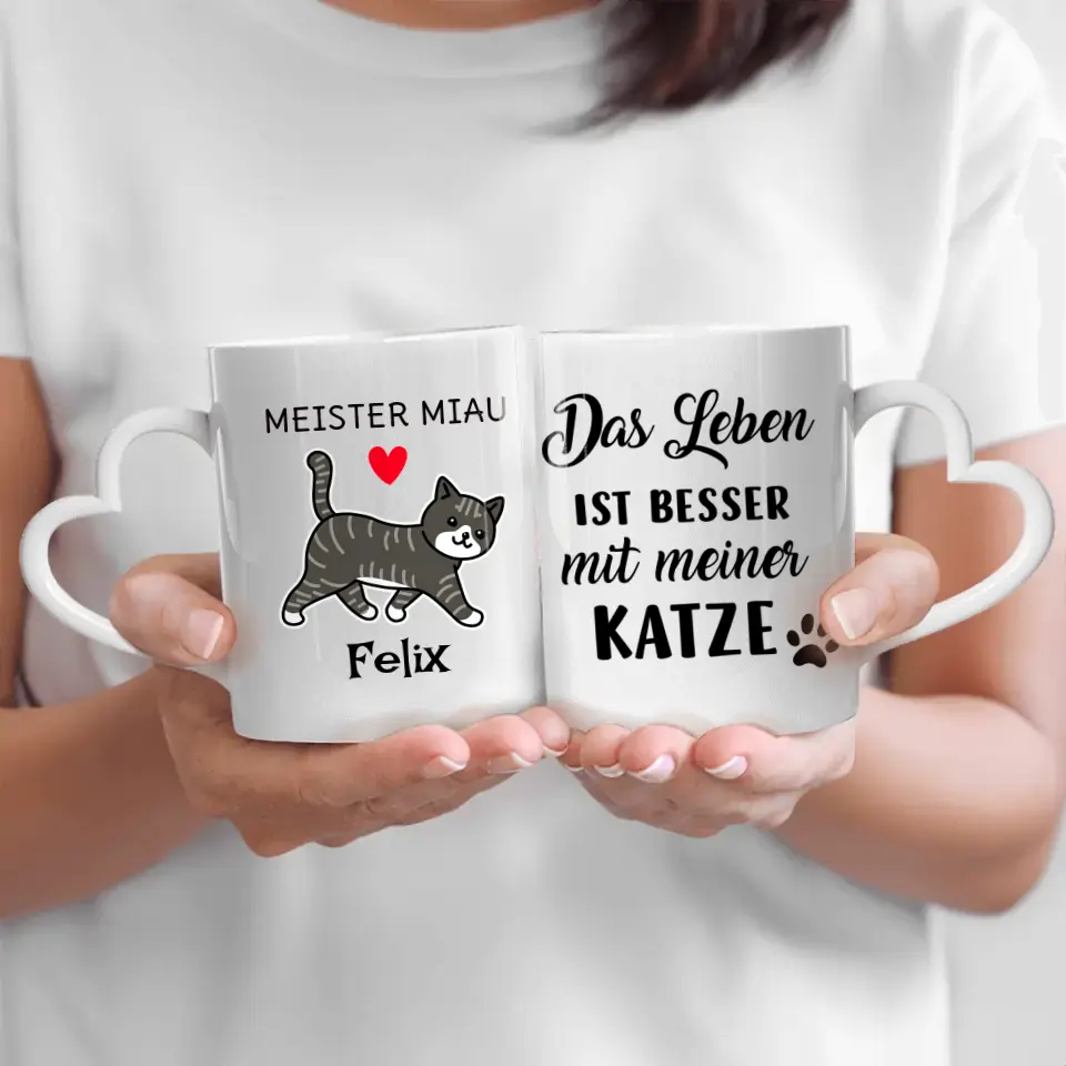 Kuschelkatzen - Individuelle Tasse