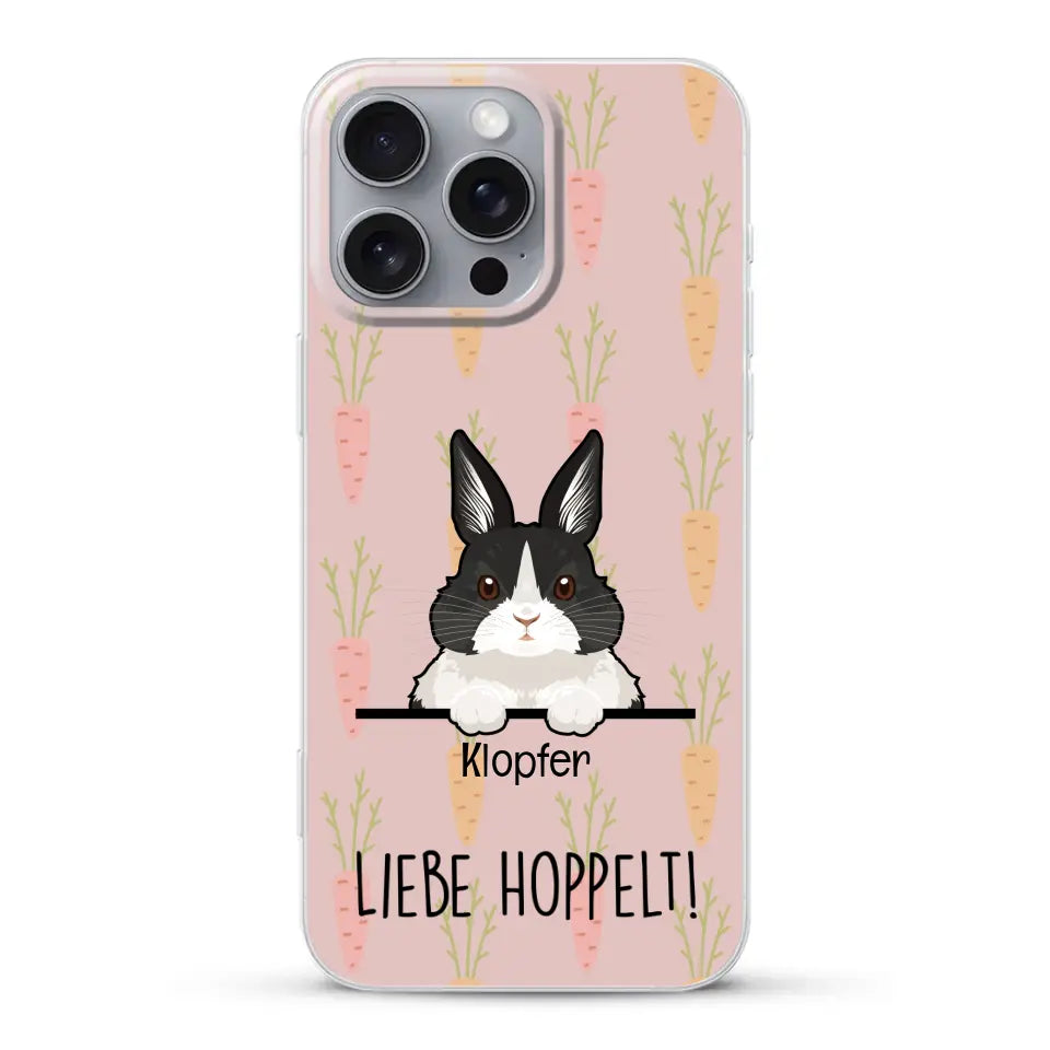 Liebe hoppelt! - Individuelle Handyhülle