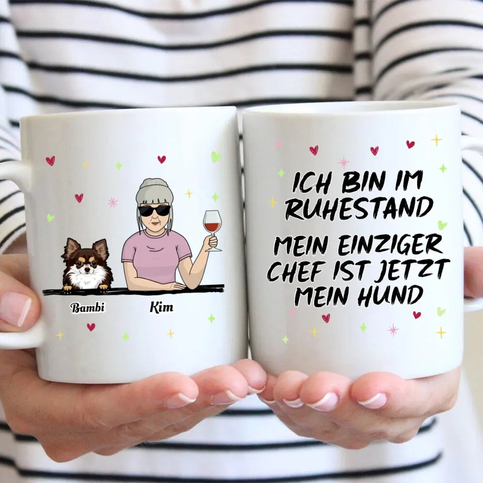 Ich bin im Ruhestand - Individuelle Tasse