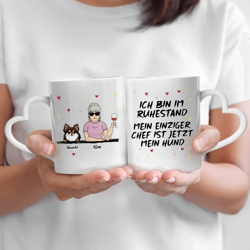 Ich bin im Ruhestand - Individuelle Tasse