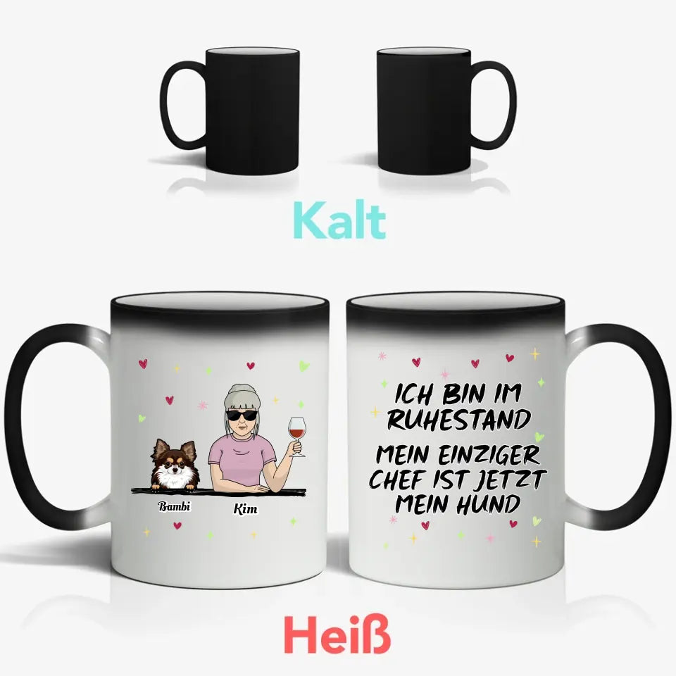 Ich bin im Ruhestand - Individuelle Tasse