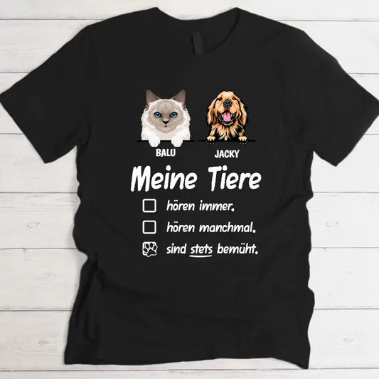 Stets bemüht - Individuelles T-shirt