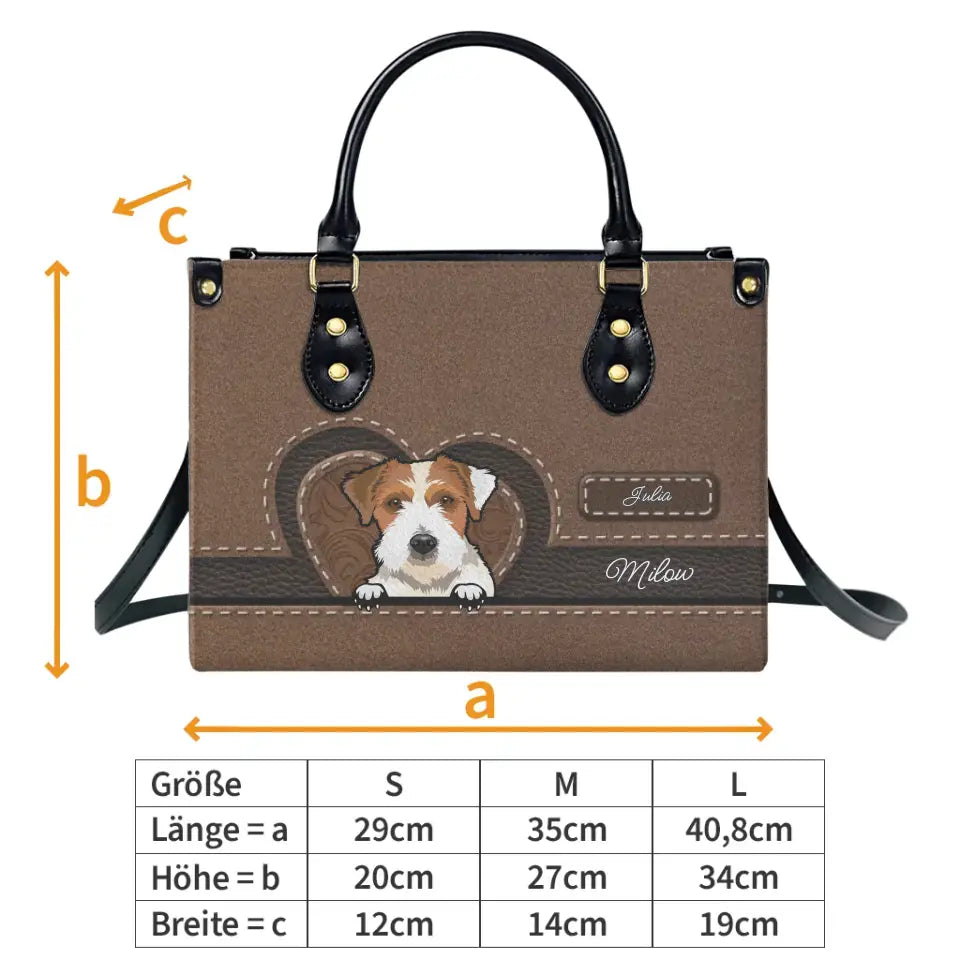 Lederoptik / Individuelle Handtasche