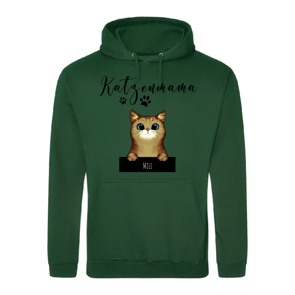 Neugierige Katzen - Individueller Hoodie