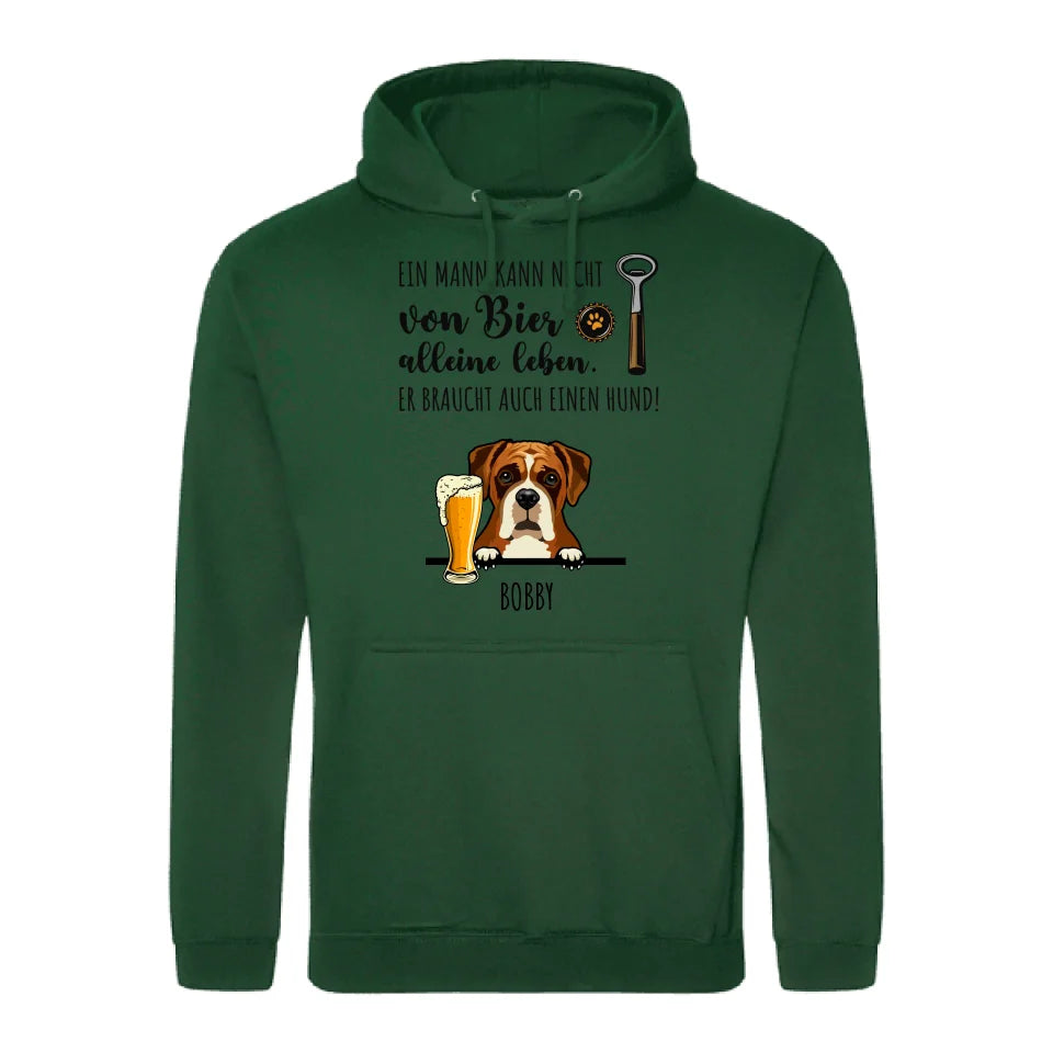 Bier & Wuff - Individueller Hoodie