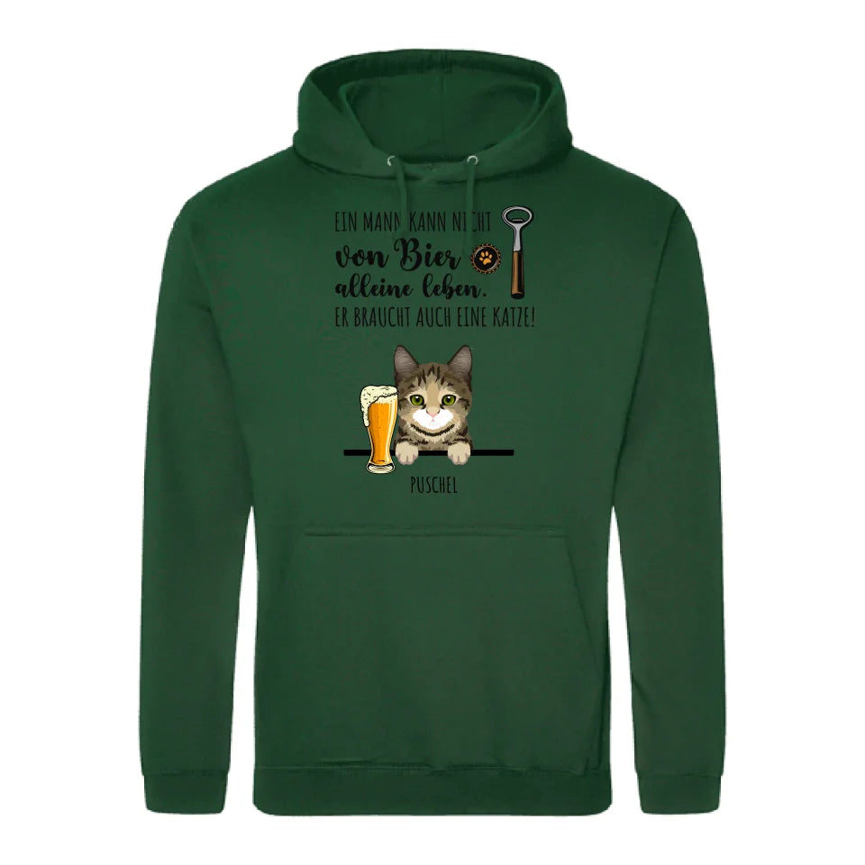 Bier & Miau - Individueller Hoodie