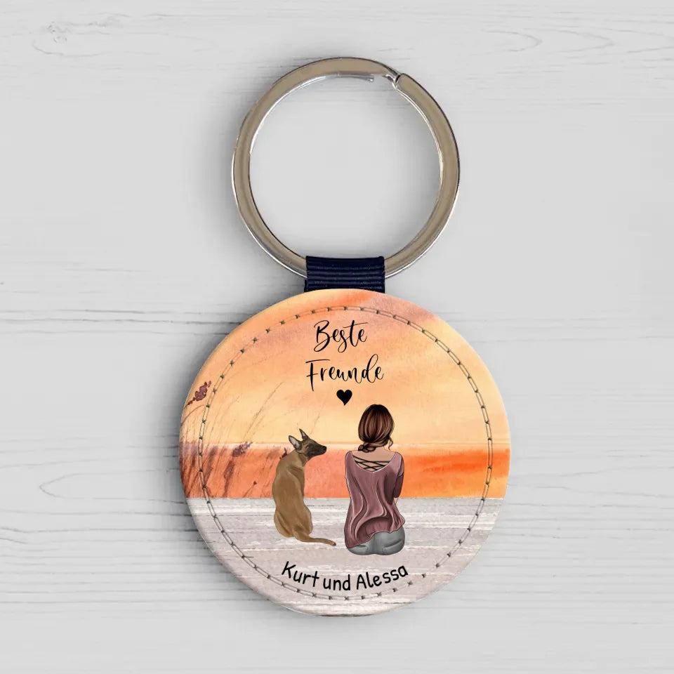 Unterwegs mit Haustier - Individueller Schlüsselanhänger
