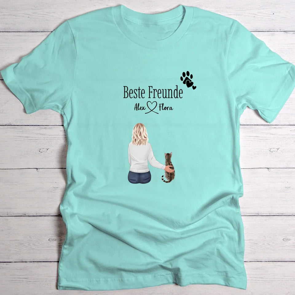 Beste Freunde - Individuelles T-Shirt