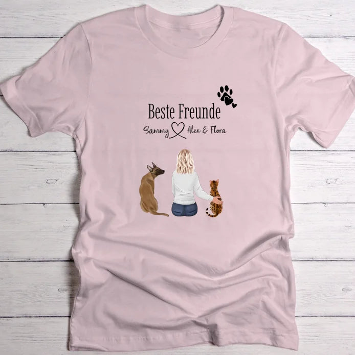 Beste Freunde - Individuelles T-Shirt