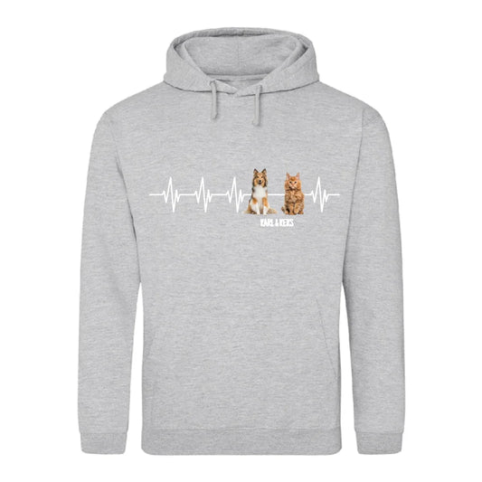 Herzschlag - Individueller Hoodie