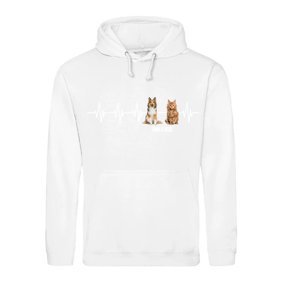 Herzschlag - Individueller Hoodie