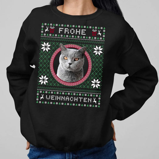 Dein weihnachtliches Foto - Individuelles Sweatshirt