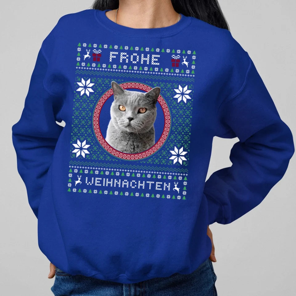 Dein weihnachtliches Foto - Individuelles Sweatshirt