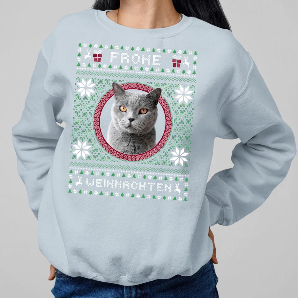 Dein weihnachtliches Foto - Individuelles Sweatshirt