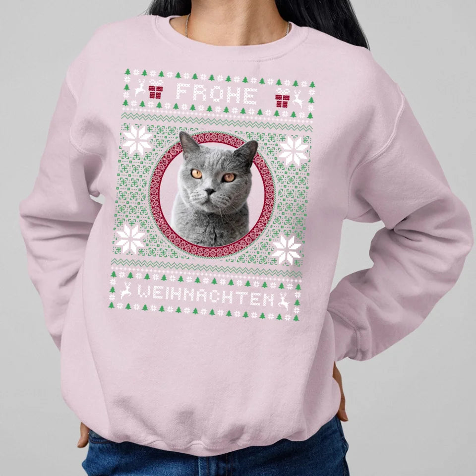 Dein weihnachtliches Foto - Individuelles Sweatshirt