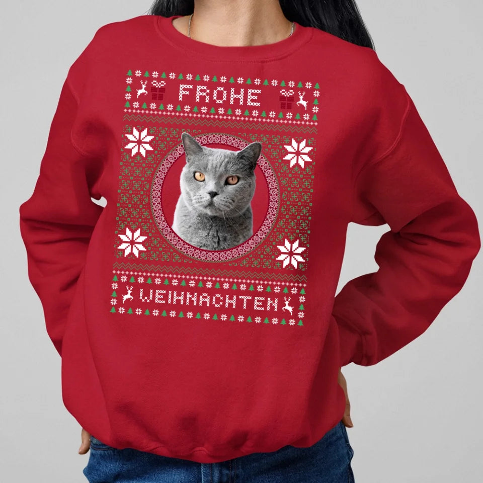 Dein weihnachtliches Foto - Individuelles Sweatshirt