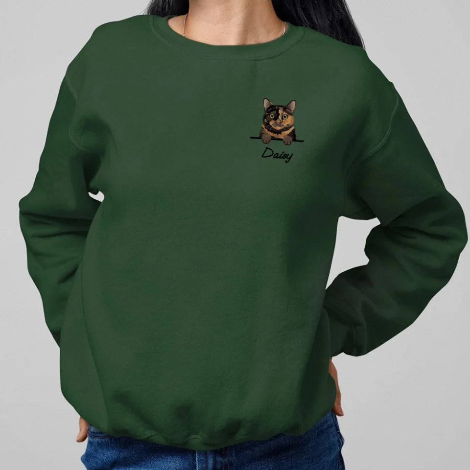 Spähende Haustiere - Individuelles Sweatshirt