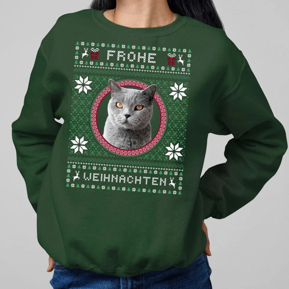 Dein weihnachtliches Foto - Individuelles Sweatshirt