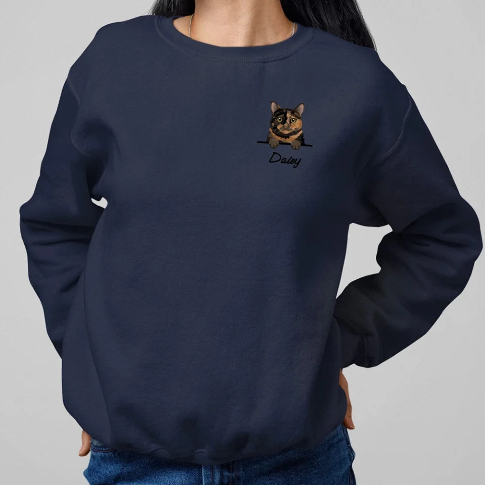 Spähende Haustiere - Individuelles Sweatshirt