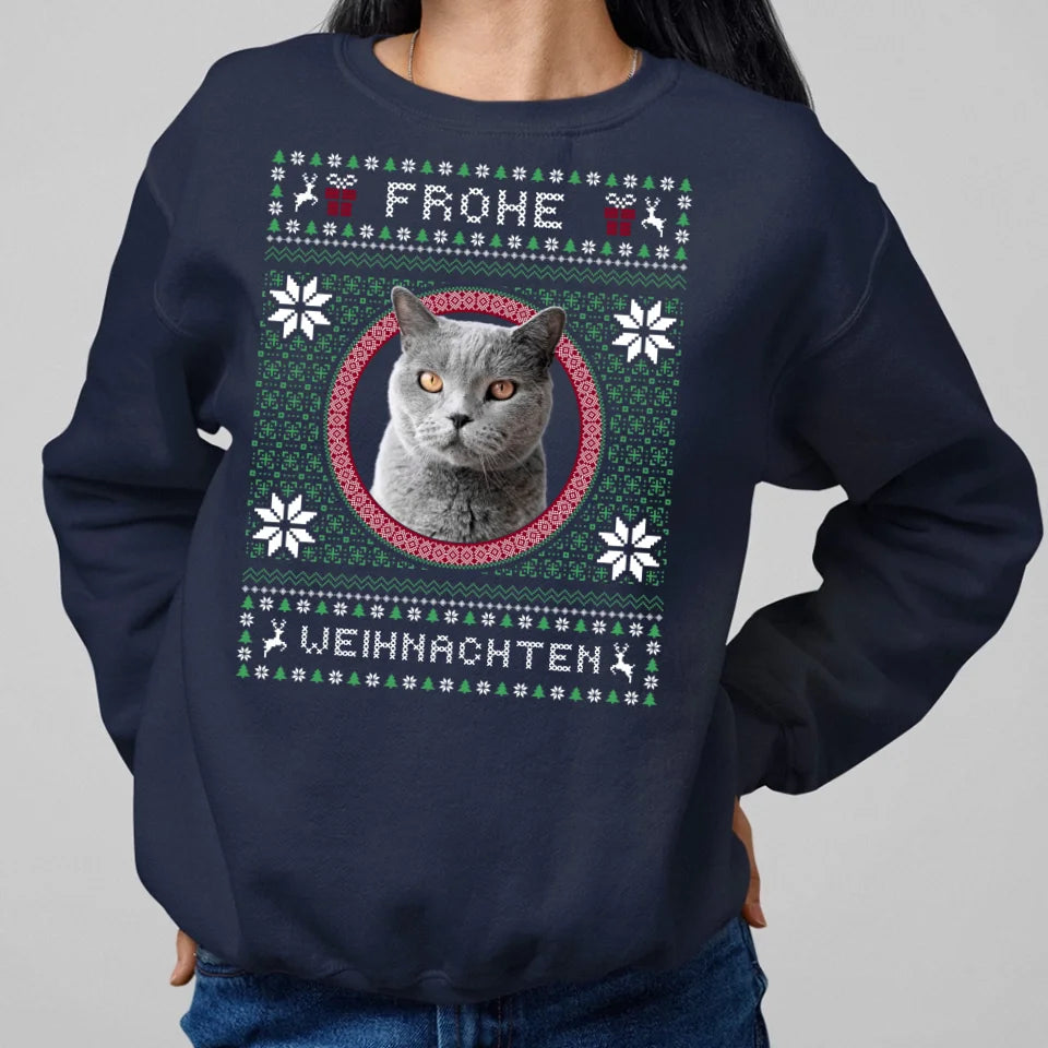 Dein weihnachtliches Foto - Individuelles Sweatshirt